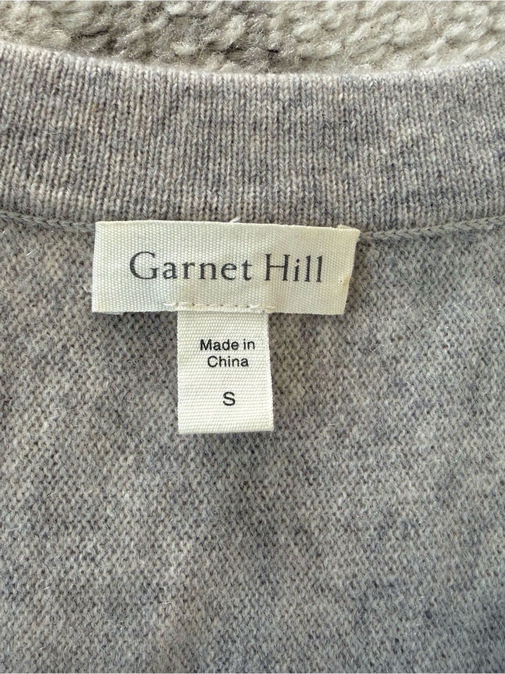 Garnet Hill Cashmere Sweater